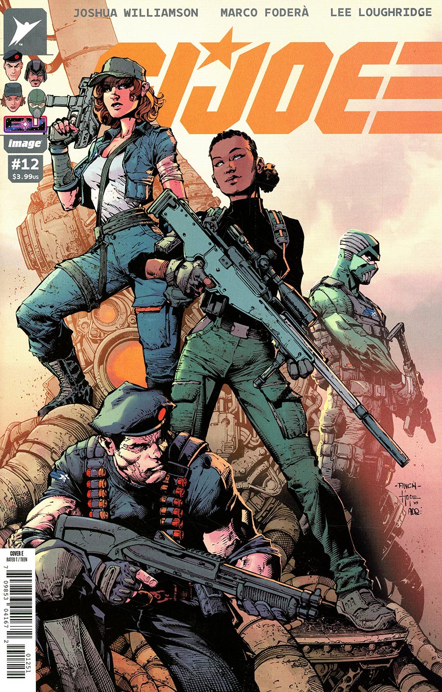GI Joe Vol 10 #12 Cover E Incentive David Finch Sandra Hope & Adriano Lucas Variant Cover