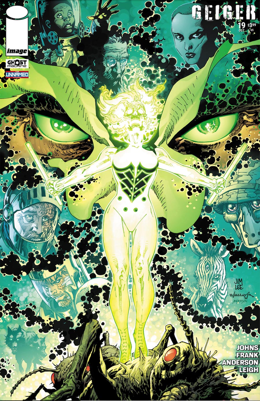 Geiger Vol 2 #19 Cover B Variant Jim Lee Scott Williams & Brad Anderson Cover