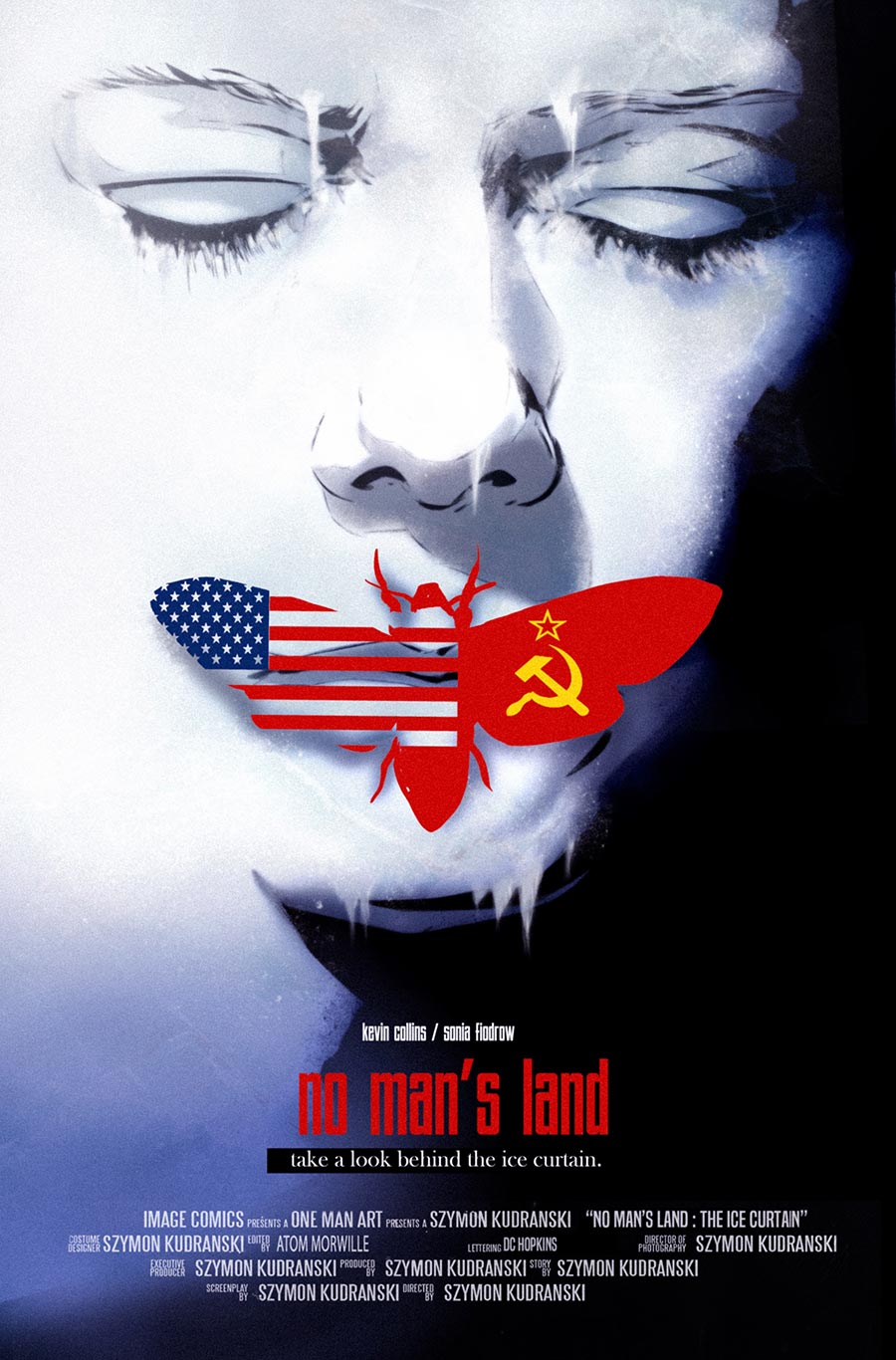 No Mans Land #2 Cover B Variant Szymon Kudranski Silence Of The Lambs Homage Cover