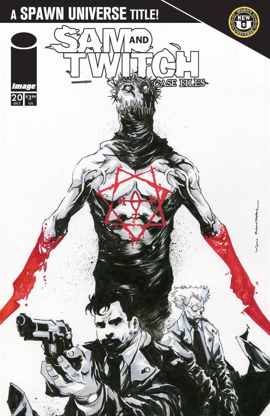 Sam And Twitch Case Files #20 Cover B Variant Von Randal Cover (Spawn Universe)