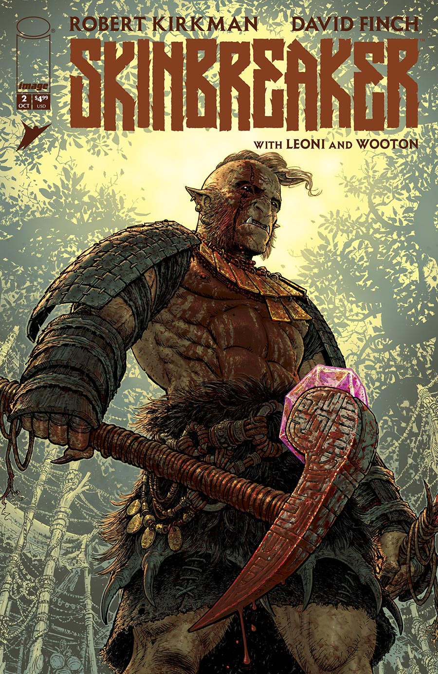 Skinbreaker #2 Cover C Incentive Tony Moore Variant Cover