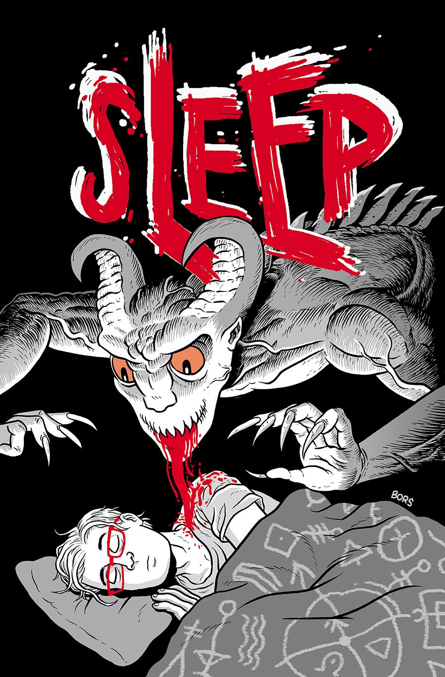Sleep #6 Cover B Variant Matt Bors Cover