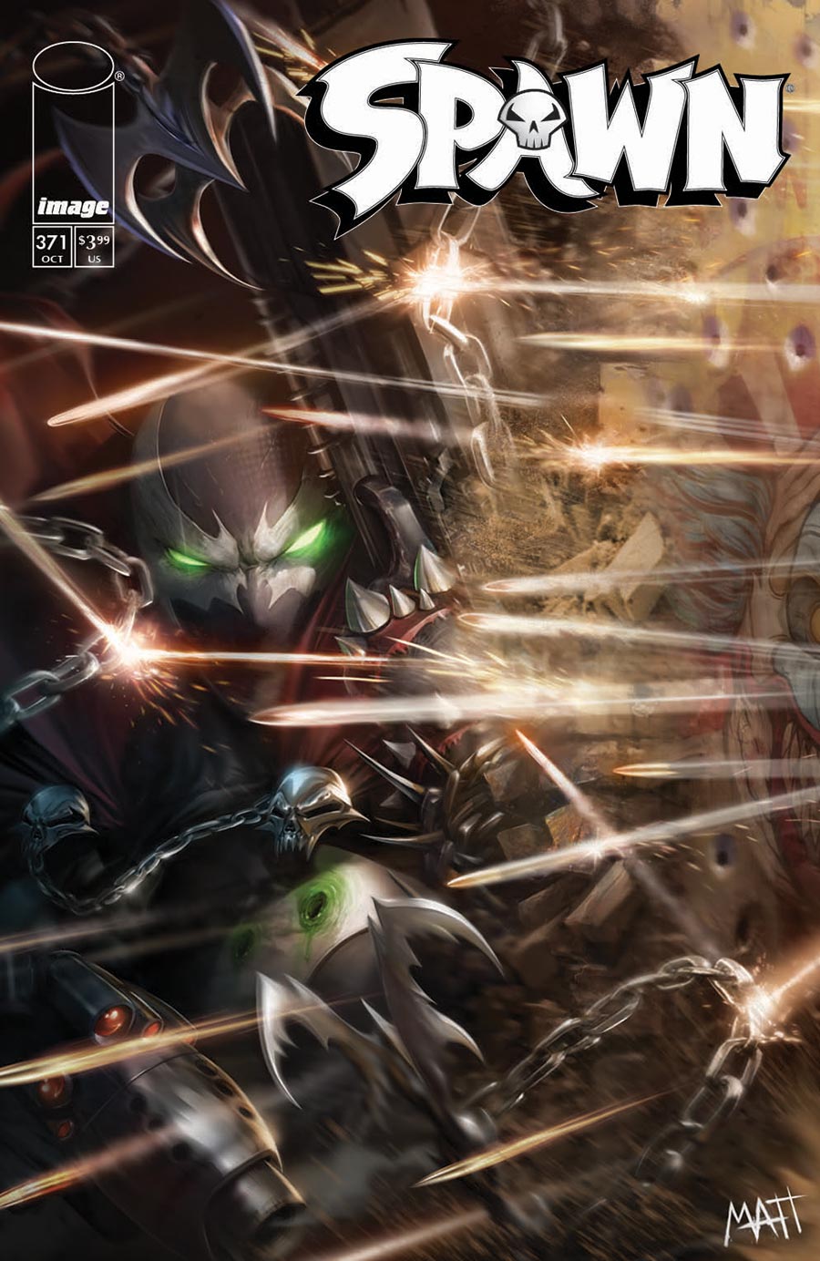 Spawn #371 Cover A Regular Francesco Mattina Cover
