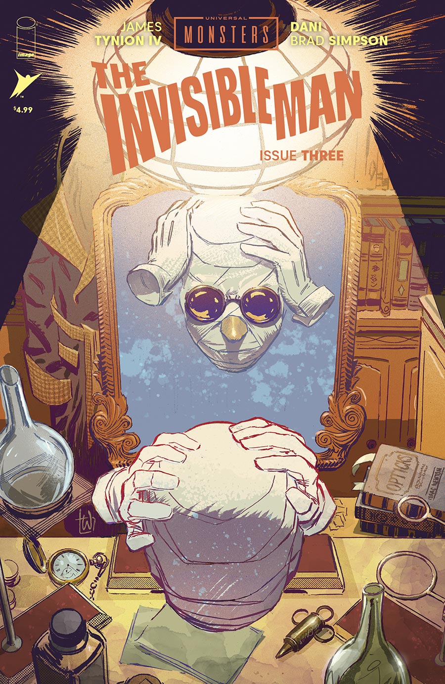 Universal Monsters The Invisible Man #3 Cover B Variant Lee Weeks Cover