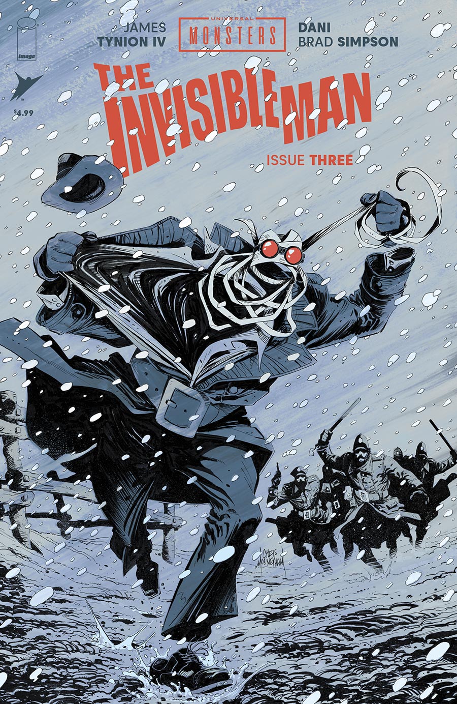 Universal Monsters The Invisible Man #3 Cover E Incentive Chris Mooneyham Variant Cover