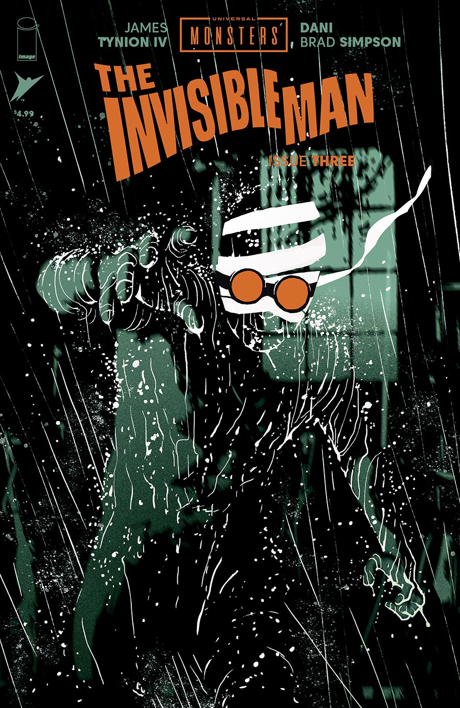 Universal Monsters The Invisible Man #3 Cover F Incentive Michael Walsh Variant Cover