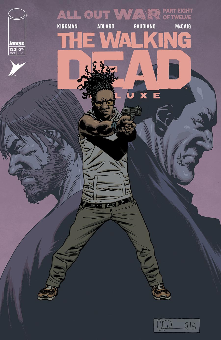Walking Dead Deluxe #122 Cover B Variant Charlie Adlard & Dave McCaig Cover