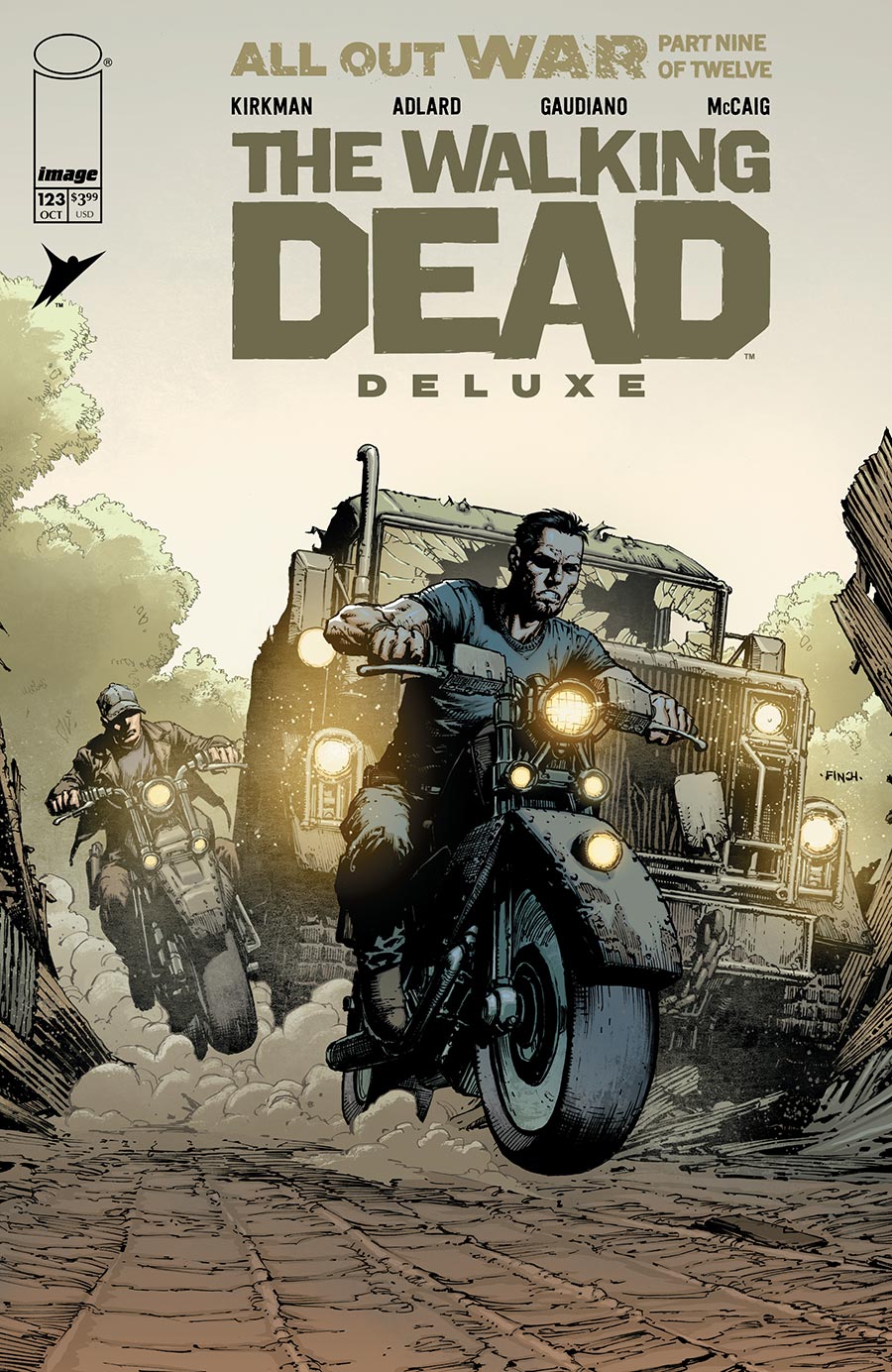 Walking Dead Deluxe #123 Cover A Regular David Finch & Dave McCaig Cover
