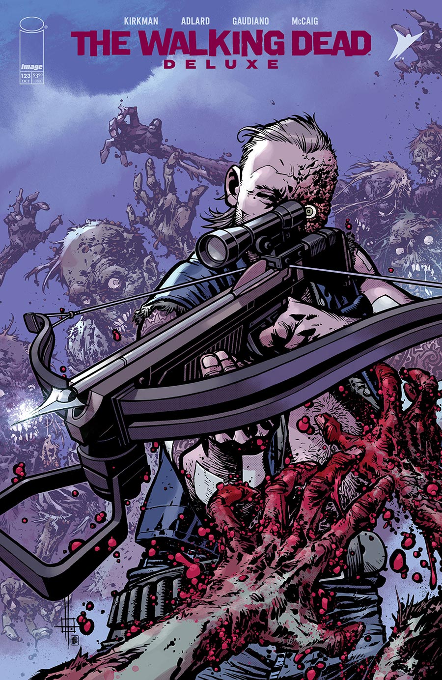 Walking Dead Deluxe #123 Cover C Variant Zach Howard & Nelson Daniel Connecting Cover