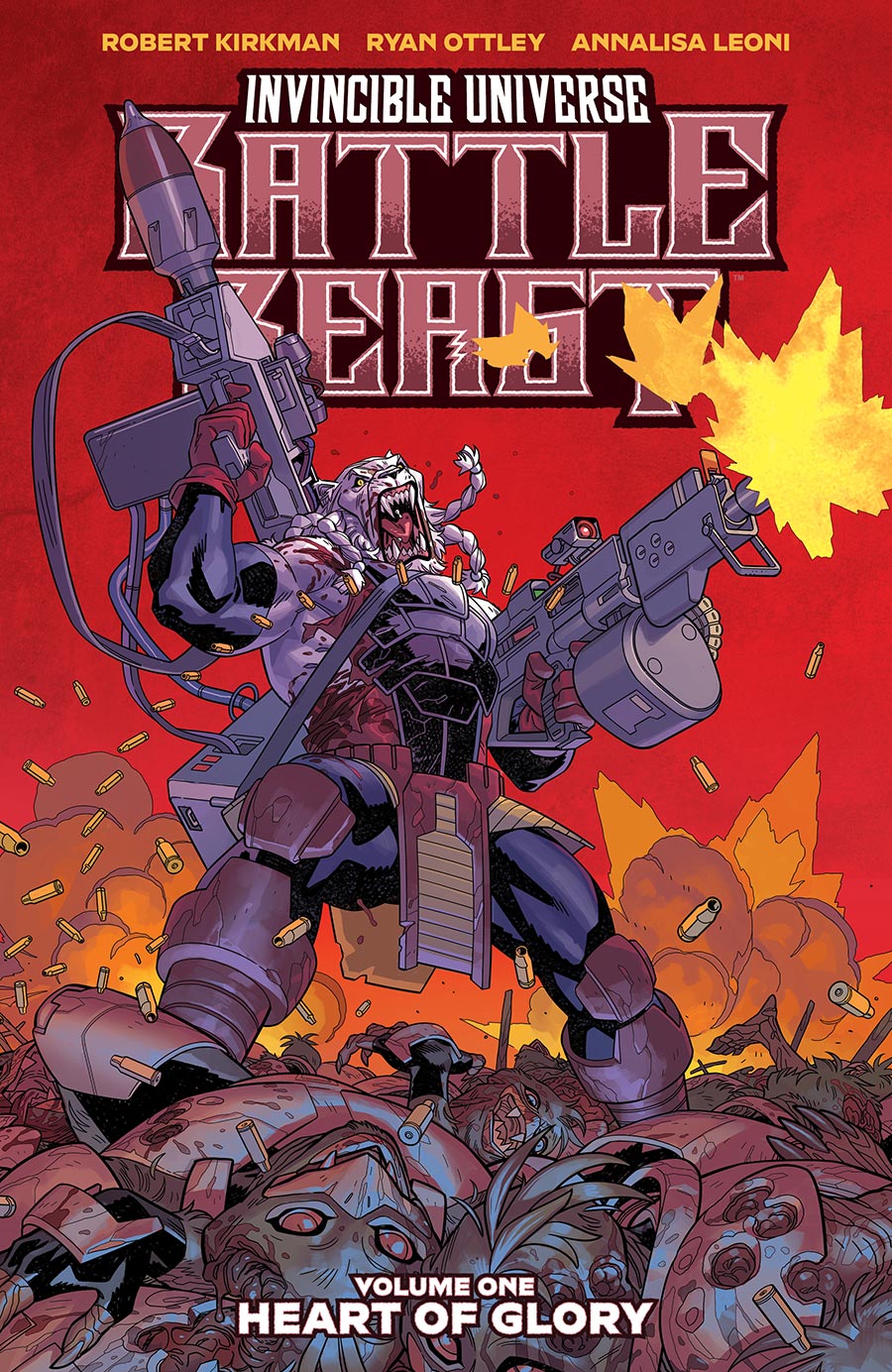 Invincible Universe Battle Beast Vol 1 Heart Of Glory TP Direct Market Ryan Ottley & Annalisa Leoni Variant Cover