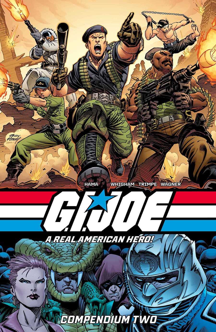 GI Joe A Real American Hero Compendium Vol 2 TP Book Market Andy Kubert & Laura Martin Cover