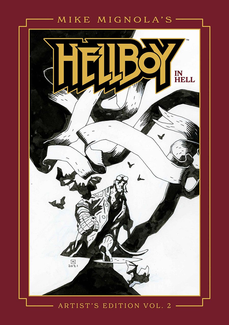Mike Mignolas Hellboy In Hell Artists Edition Vol 2 HC Direct Market Mike Mignola Variant Cover
