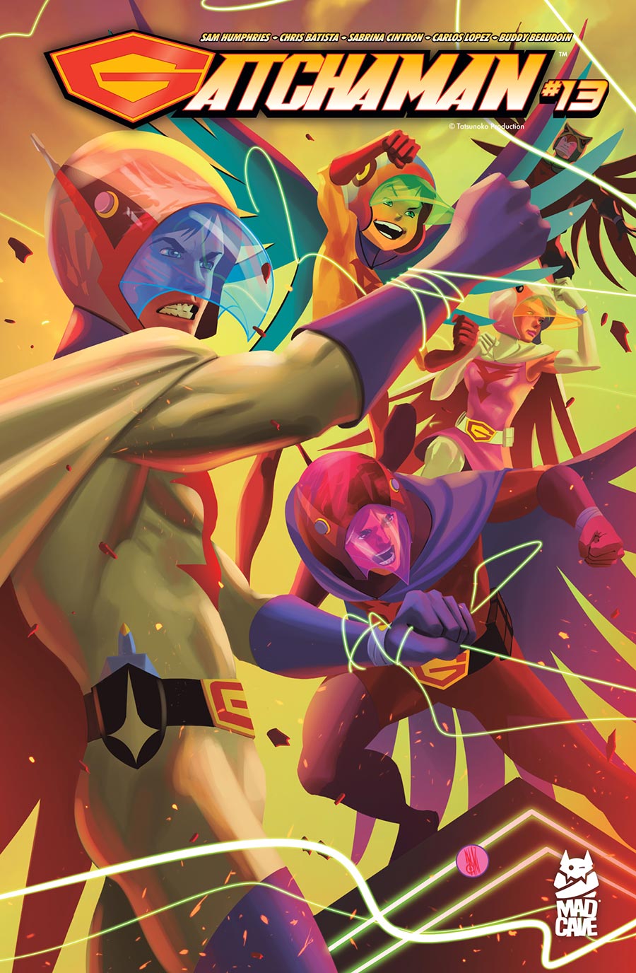 Gatchaman #13 Cover A Regular Inaki Miranda Cover