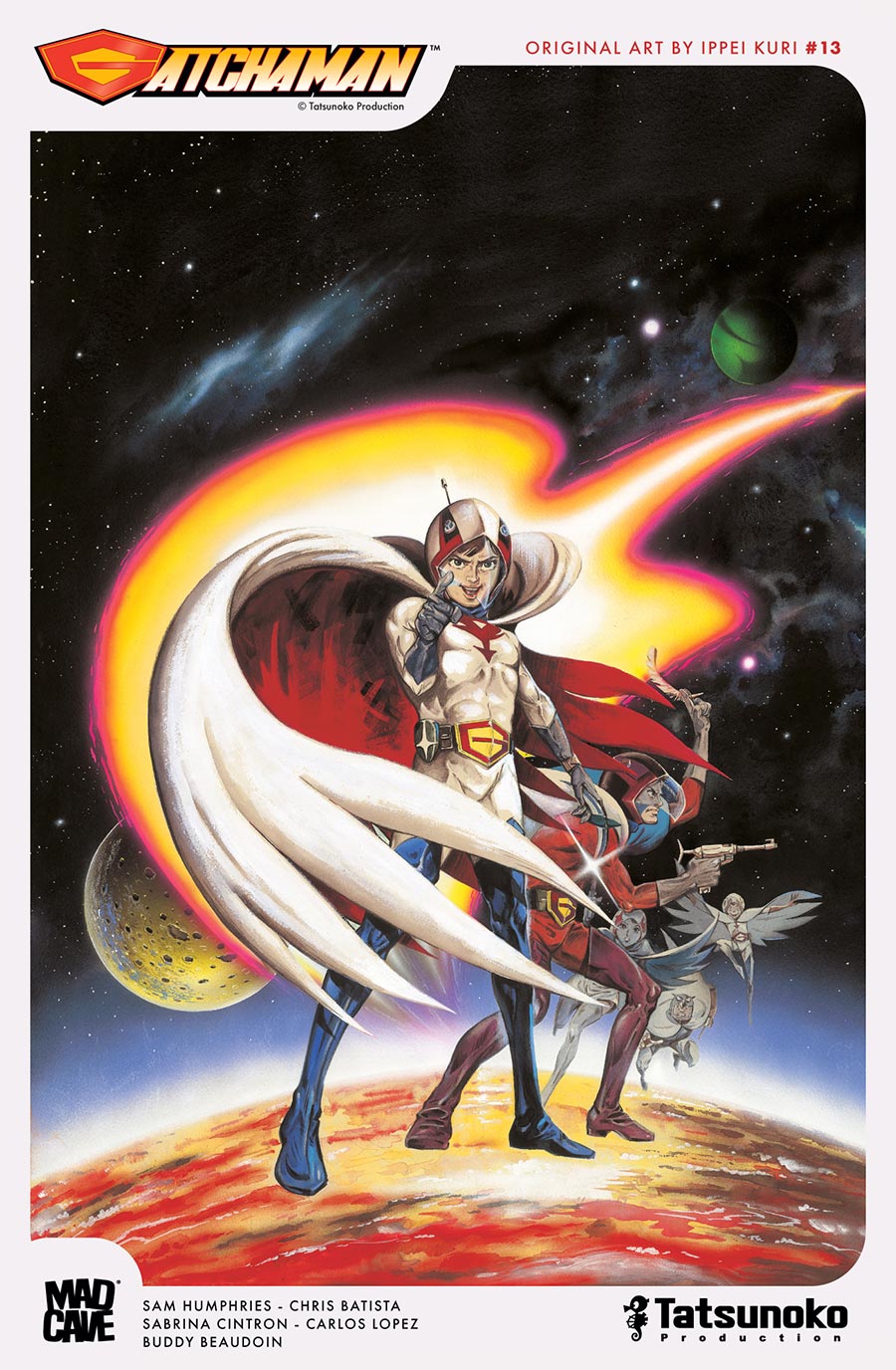 Gatchaman #13 Cover B Variant Ippei Kuri Classic Tatsunoko Art Cover