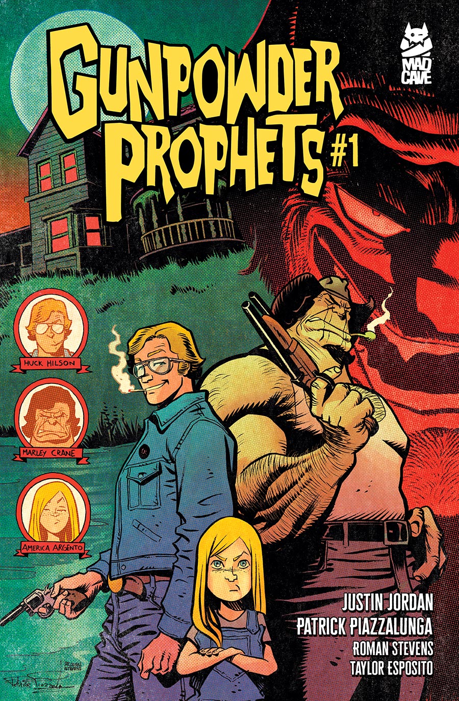Gunpowder Prophets Death In Texas #1 Cover A Regular Patrick Piazzalunga Cover