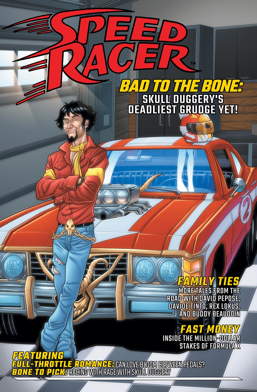 Speed Racer Vol 4 #3 Cover C Variant Chris Batista Car Magazine Homage Unlockable Cover