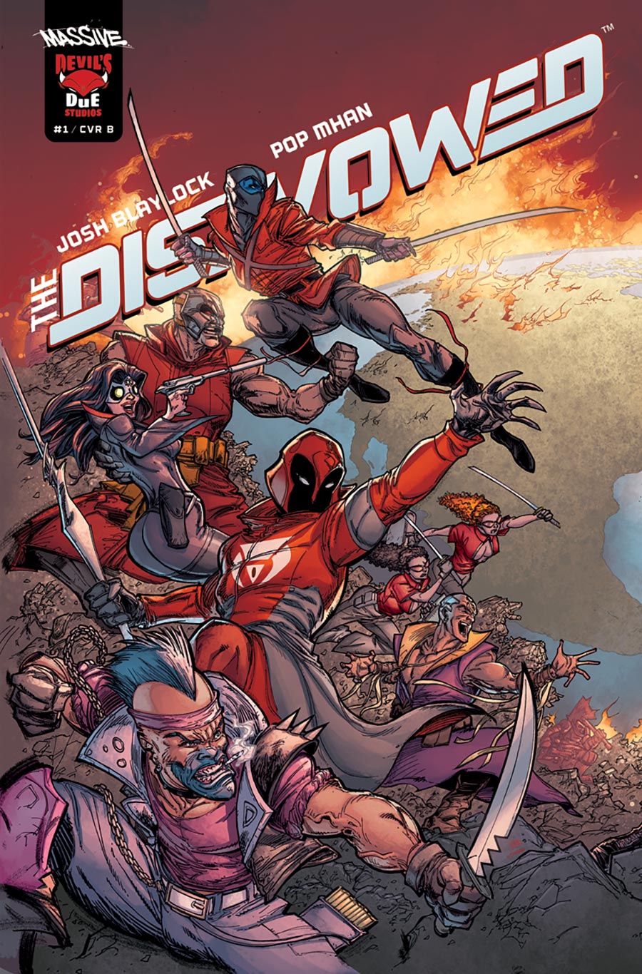 Disavowed #1 Cover B Variant Steve Kurth Connecting Cover (1 Of 2)
