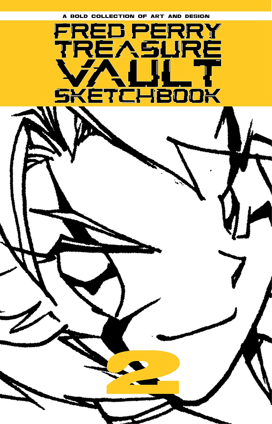 Fred Perry Treasure Vault Sketchbook #2 Cover C Lunar Exclusive Fred Perry Close Up Variant Cover