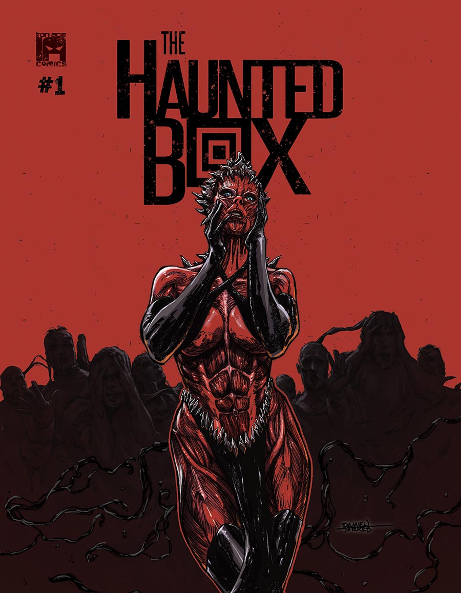 Haunted Box #1 Cover A Regular Damian Torres The Blood Queen Spot UV Cover