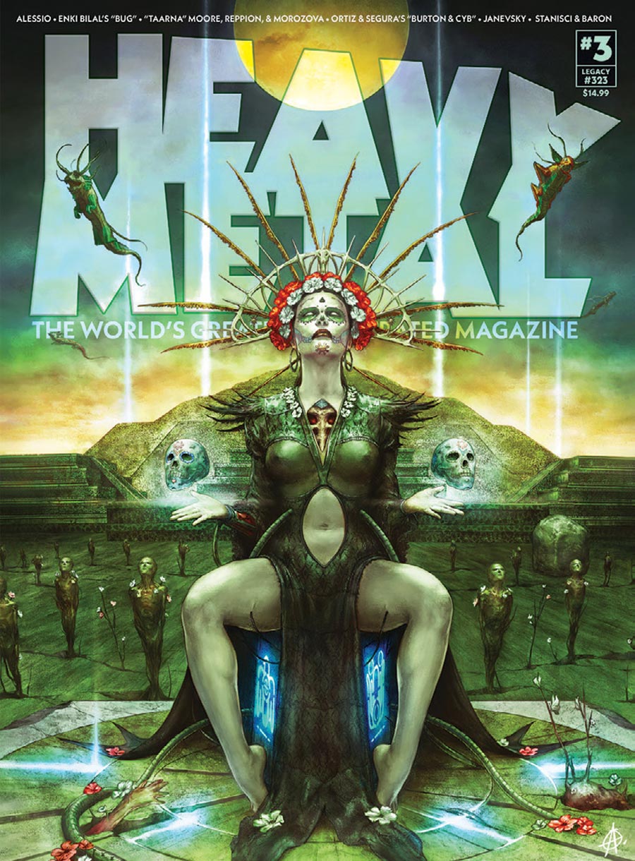 Heavy Metal Magazine #3 Cover C Variant Augustin Alessio Cover