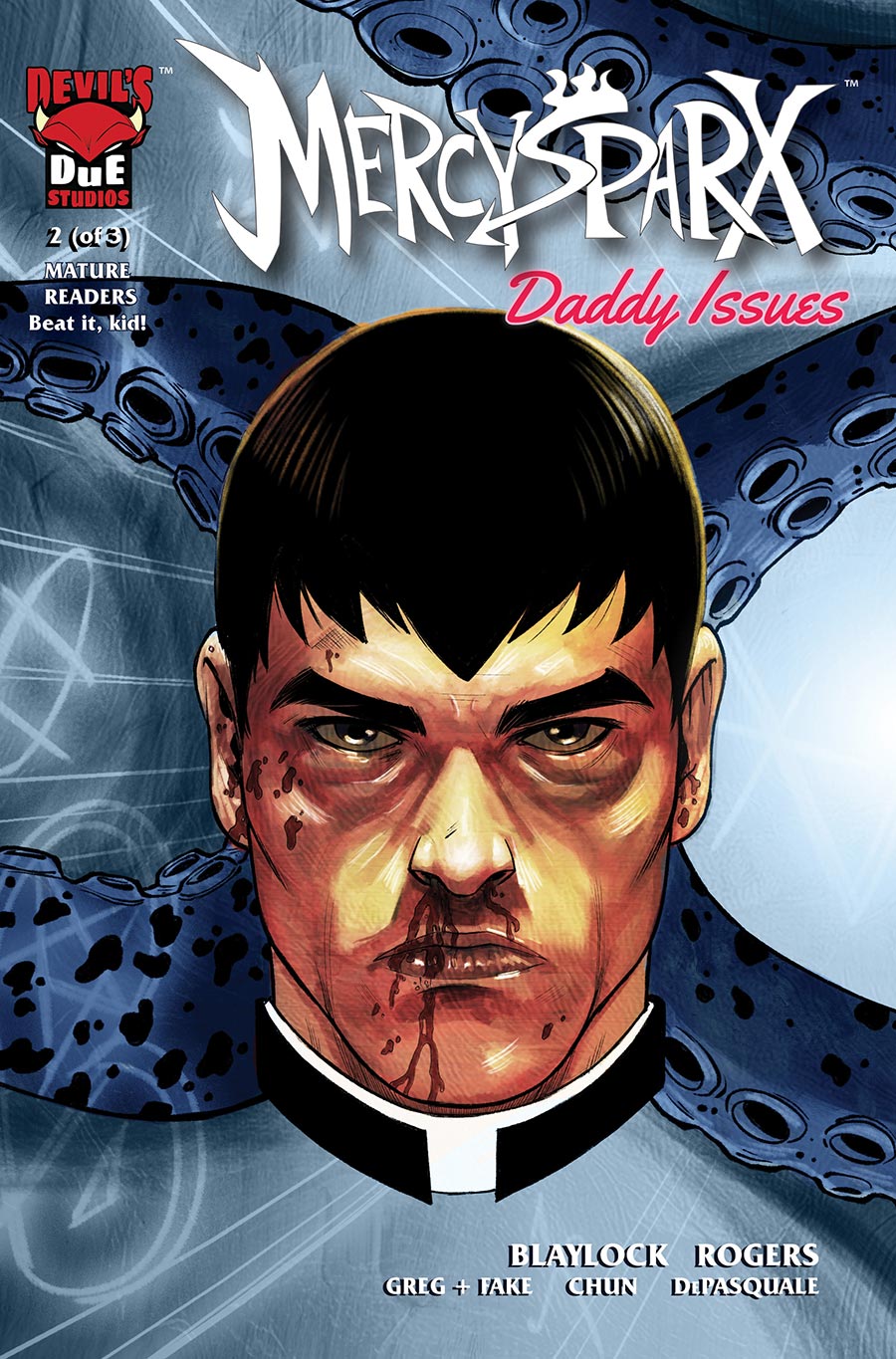 Mercy Sparx Daddy Issues #2 Cover B Variant Josh Blaylock Joel Herrera & Brian Rogers Connecting Cover