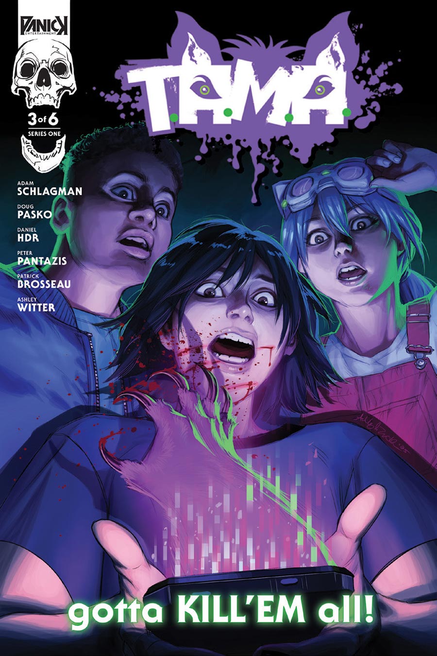 T.A.M.A. #3 Cover A Regular Ashley Witter Cover