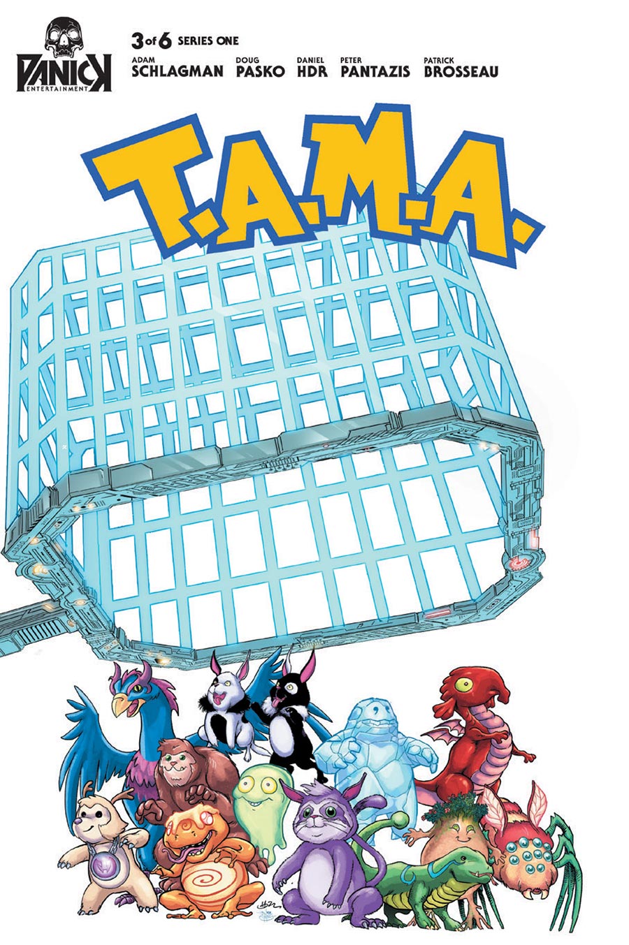 T.A.M.A. #3 Cover B Variant Daniel HDR Cover