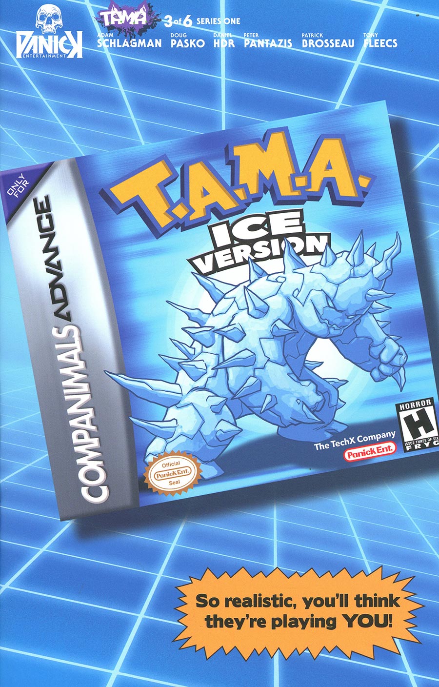 T.A.M.A. #3 Cover C Incentive Tony Fleecs Video Game Homage Cover