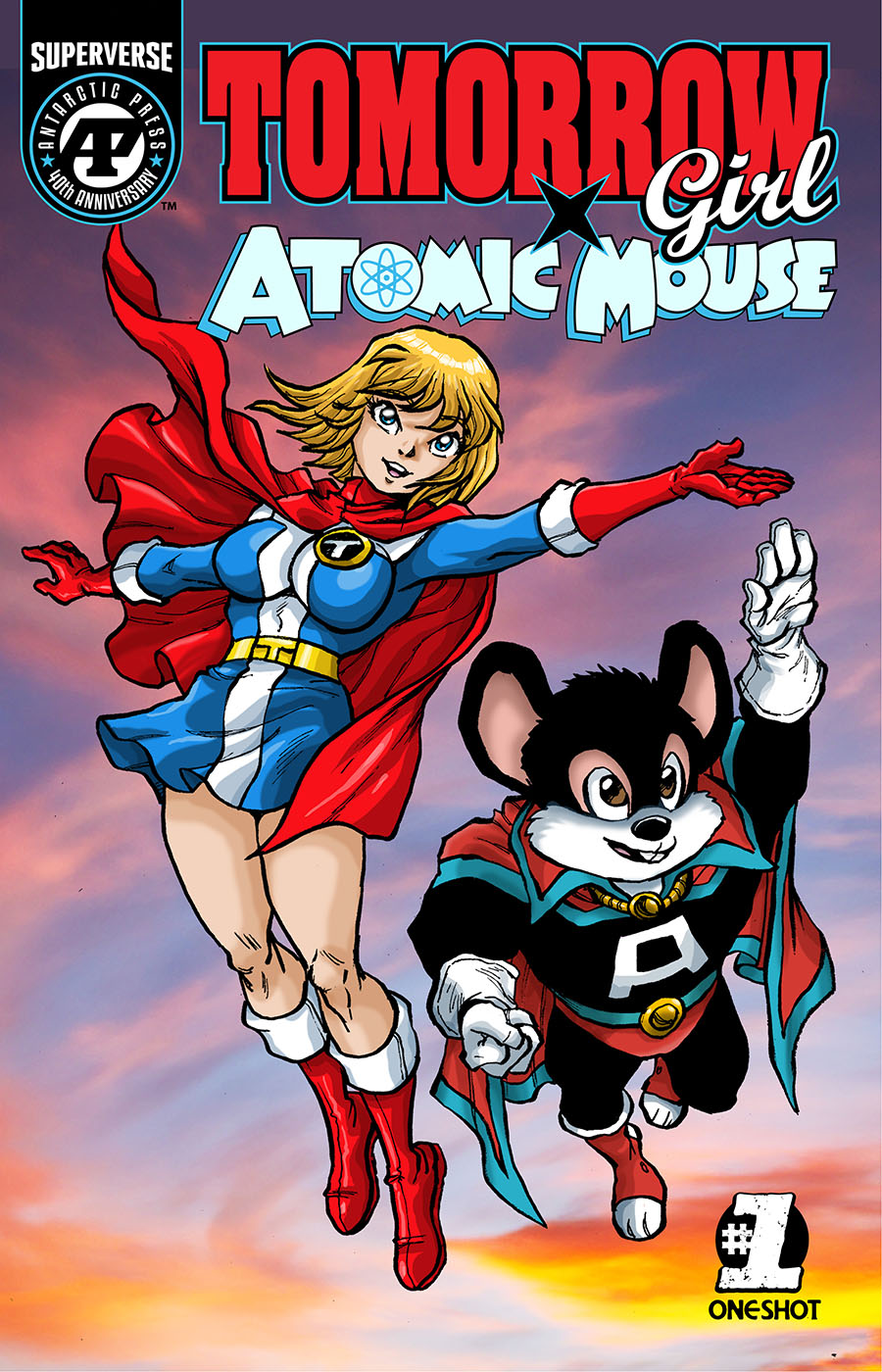 Tomorrow Girl x Atomic Mouse #1 (One Shot) Cover A Regular Ben Dunn Cover