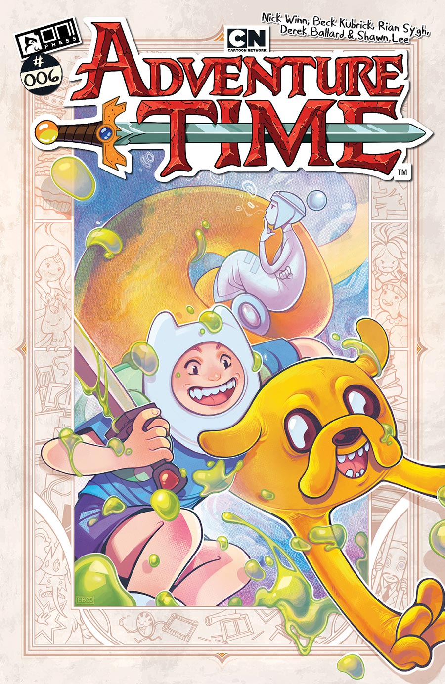 Adventure Time Vol 2 #6 Cover D Incentive Elizabeth Beals Triptych Variant Cover