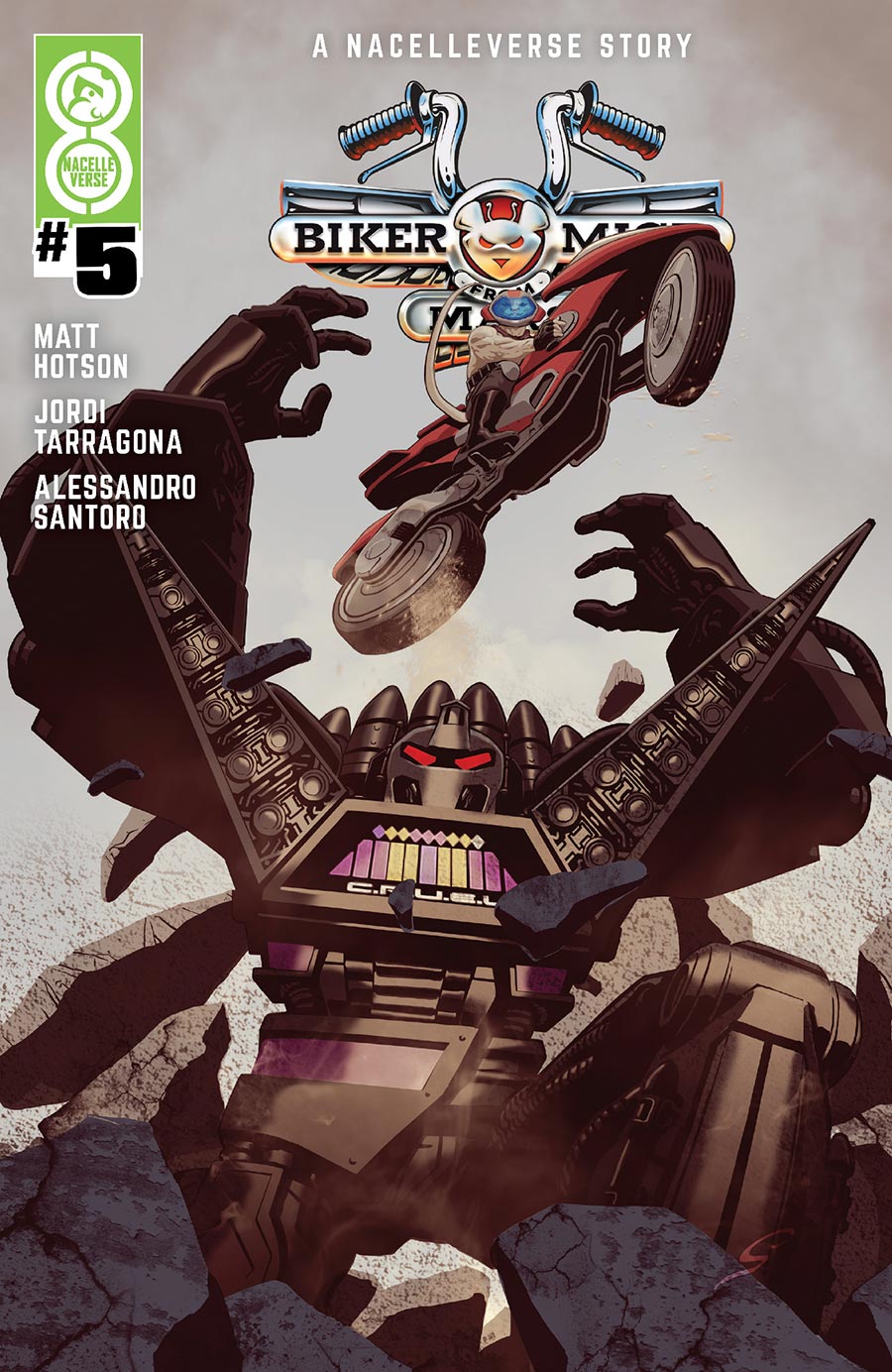 Biker Mice From Mars Vol 3 #5 Cover B Variant Grey Williamson Cover