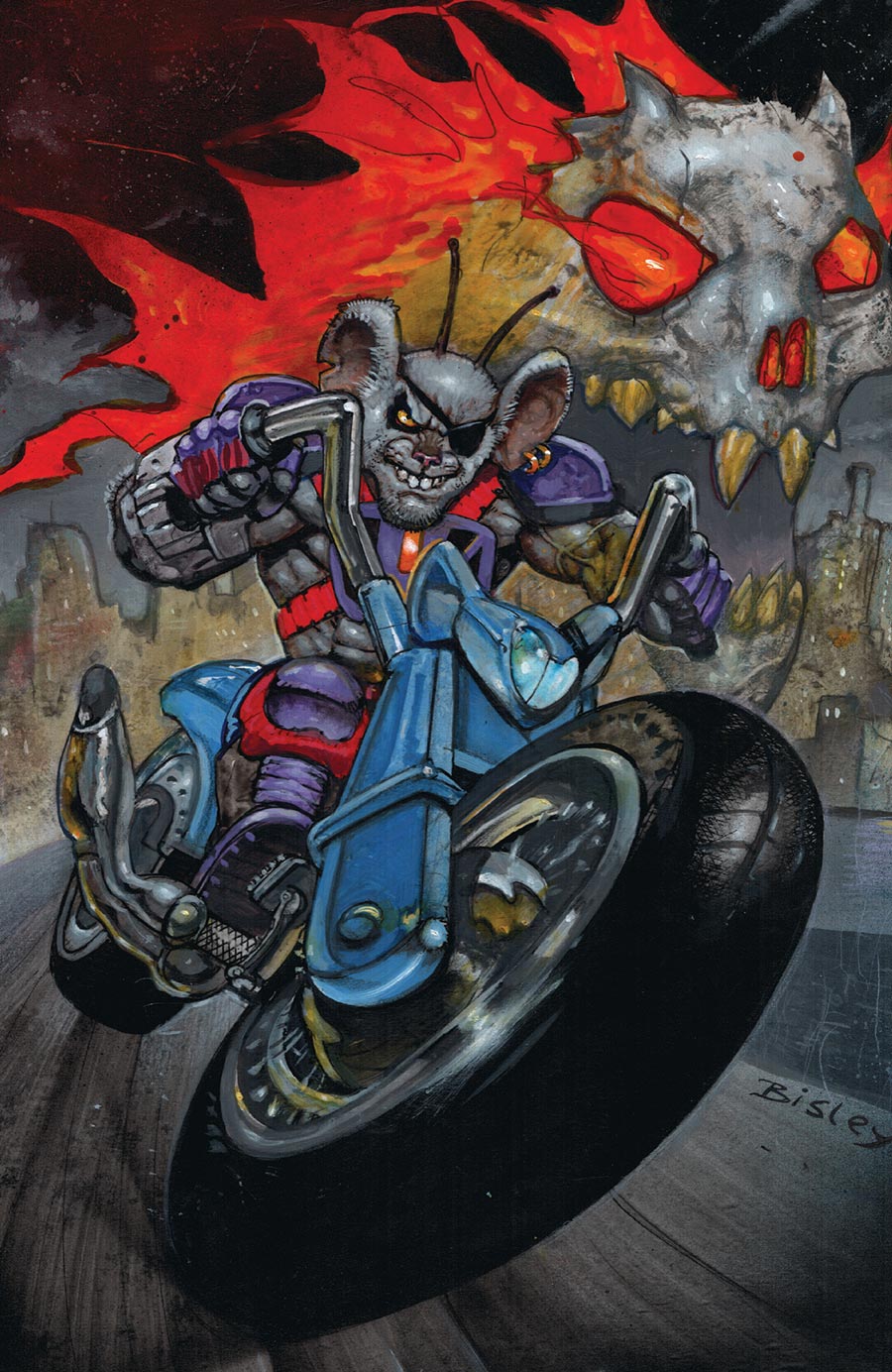 Biker Mice From Mars Vol 3 #5 Cover E Incentive Simon Bisley Virgin Variant Cover