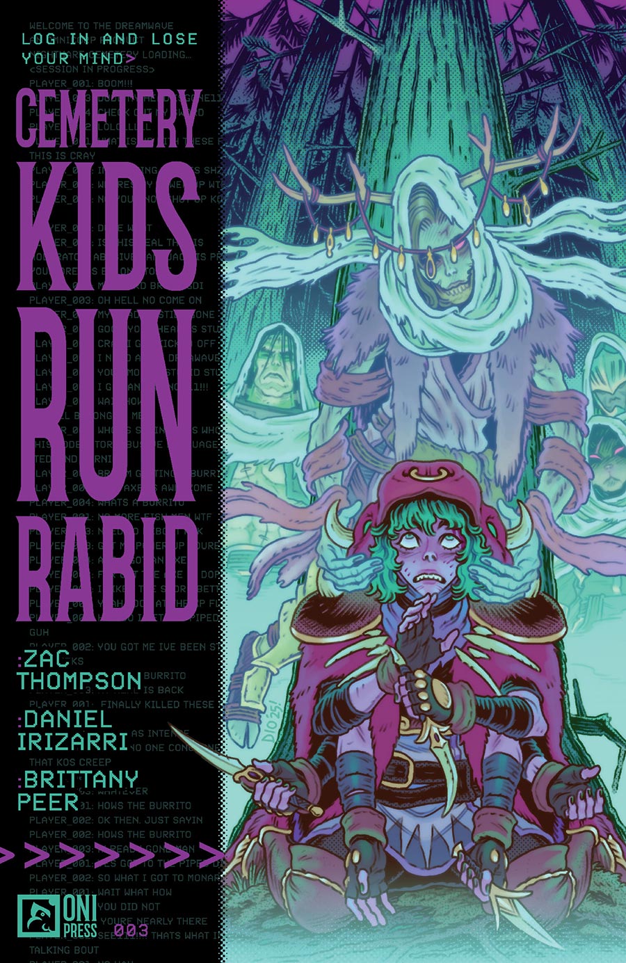 Cemetery Kids Run Rabid #3 Cover A Regular Daniel Irizarri Cover