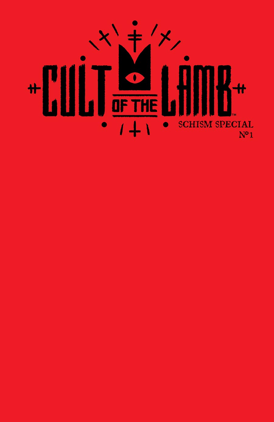 Cult Of The Lamb Schism Special #1 (One Shot) Cover C Variant Red Blank Cover