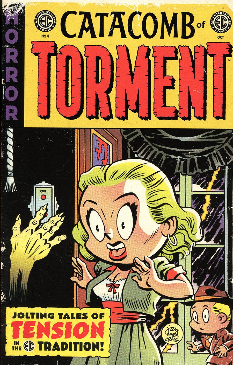 Catacomb Of Torment #4 Cover C Incentive Jay Stephens EC Homage Variant Cover (EC Comics)