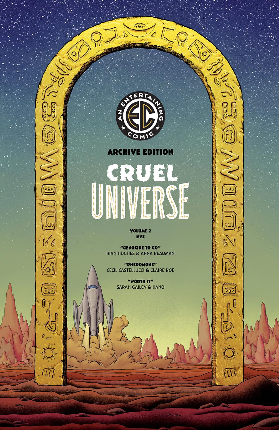 Cruel Universe Vol 2 #3 Cover E Incentive Malachi Ward EC Archive Edition Variant Cover (EC Comics)