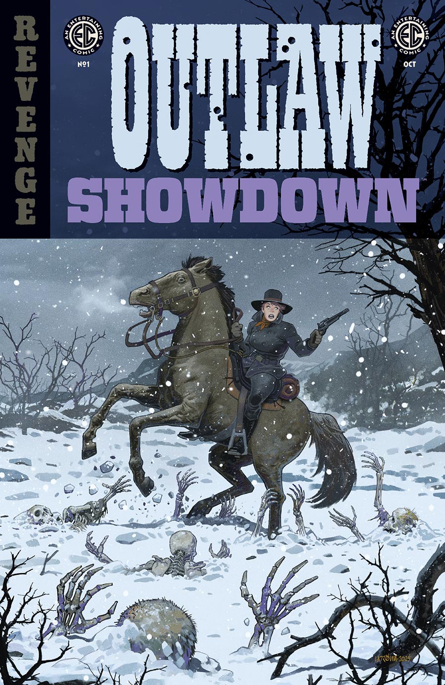 Outlaw Showdown #1 (One Shot) Cover C Variant Ladronn Cover (EC Comics)