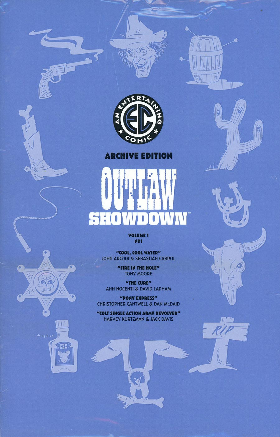 Outlaw Showdown #1 (One Shot) Cover F Incentive Rian Hughes EC Archive Edition Variant Cover (EC Comics)