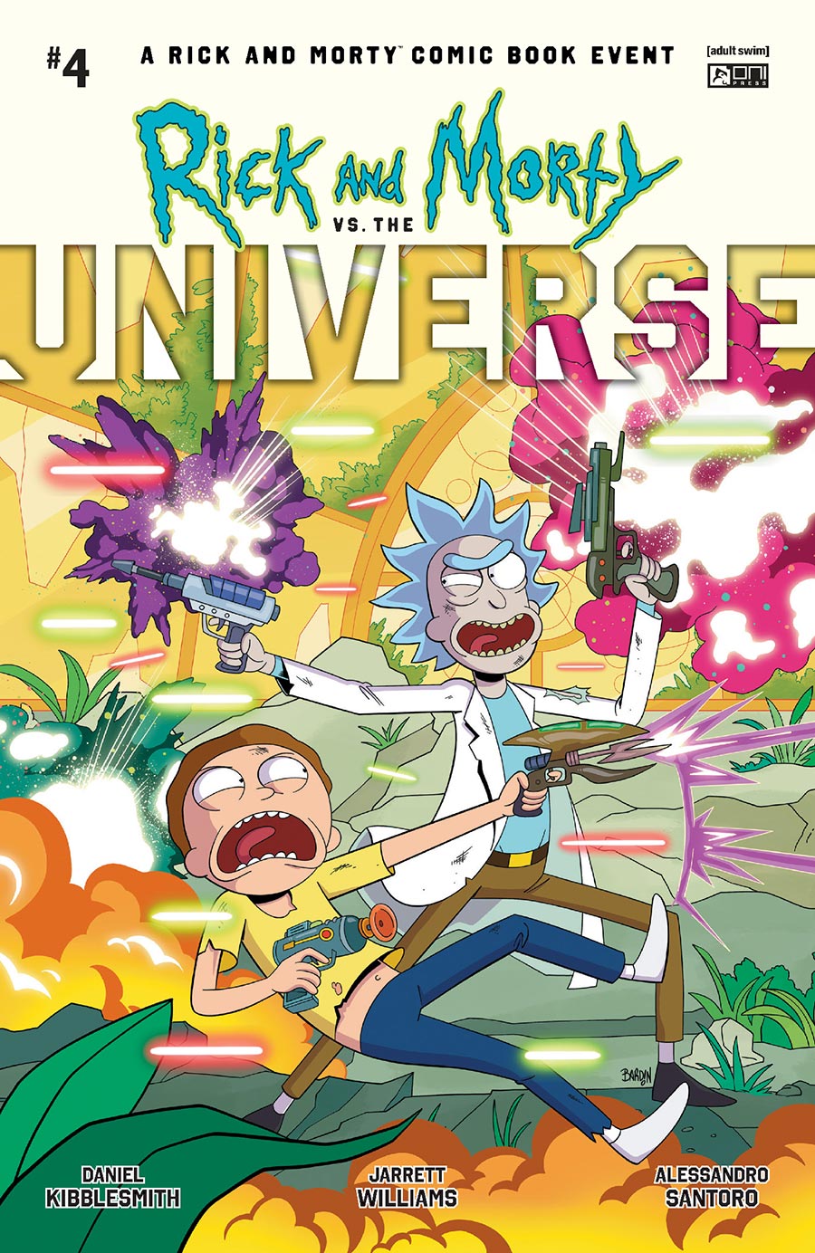 Rick And Morty vs The Universe #4 Cover A Regular Dave Bardin Cover