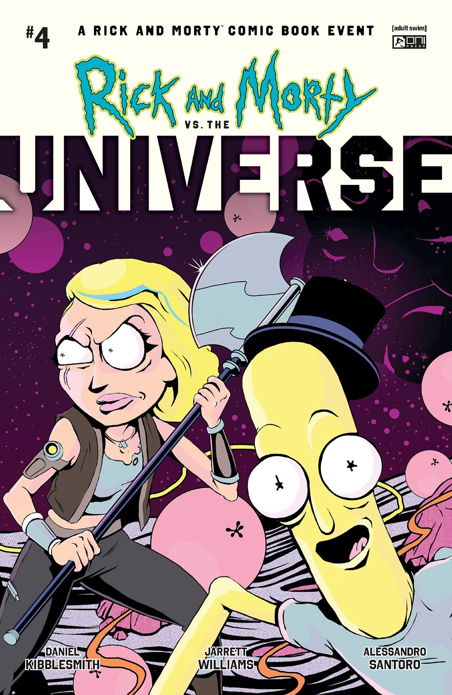 Rick And Morty vs The Universe #4 Cover C Incentive Flops Interlocking Variant Cover