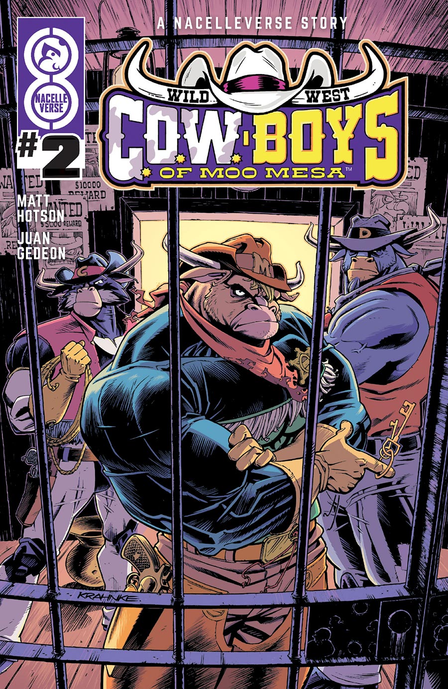 Wild West C.O.W.-Boys Of Moo Mesa Vol 3 #2 Cover B Variant Andrew Krahnke Cover