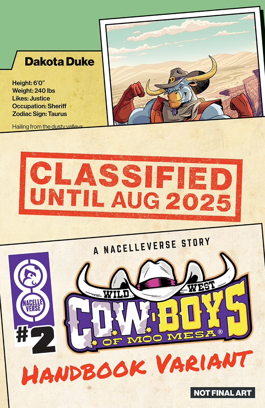 Wild West C.O.W.-Boys Of Moo Mesa Vol 3 #2 Cover C Variant AJ Jothikumar Handbook Cover