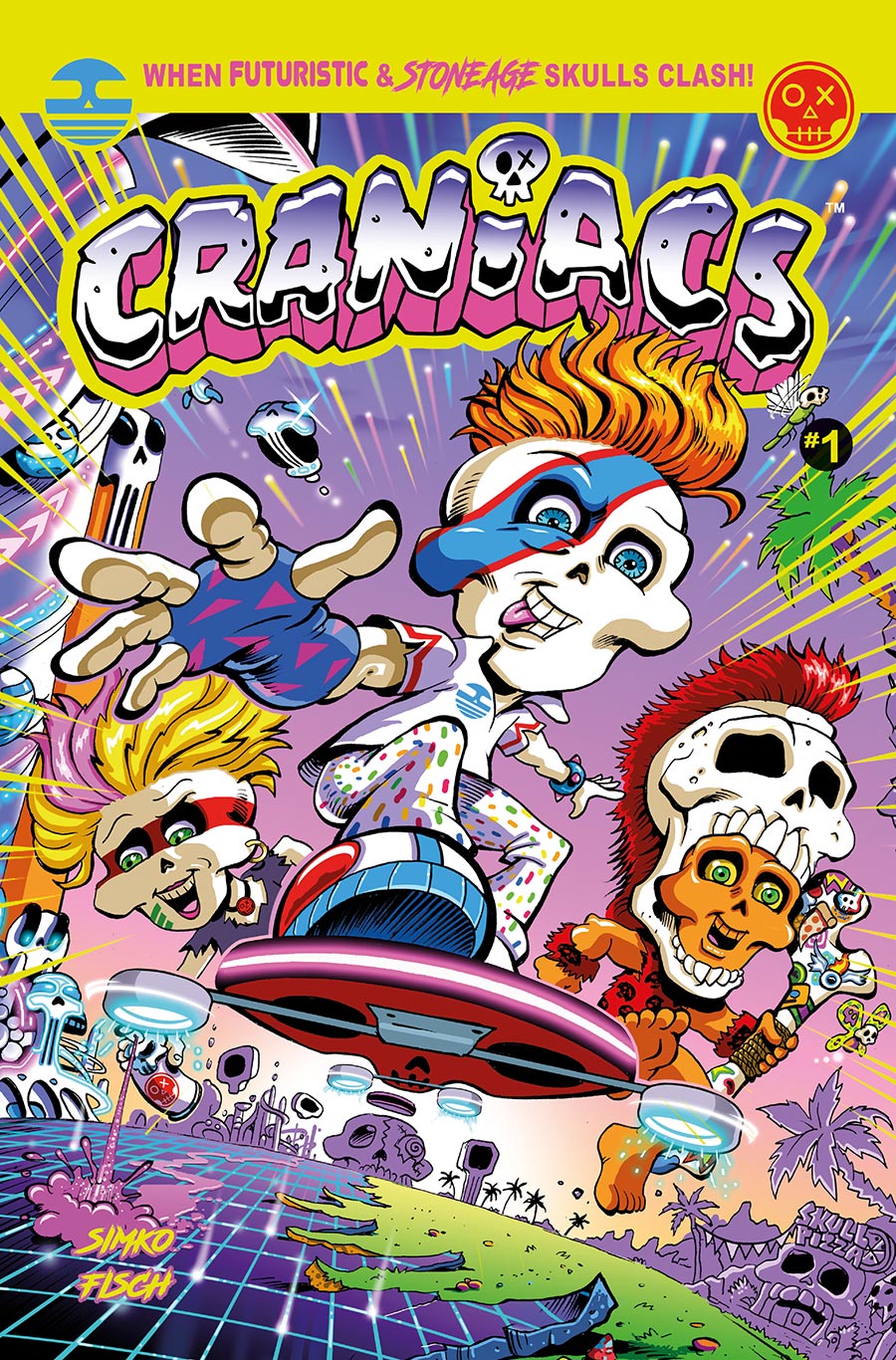 Craniacs #1 Cover E Variant Joe Simko Polybagged Cover With Joe Simko Exclusive Trading Card With Polybag