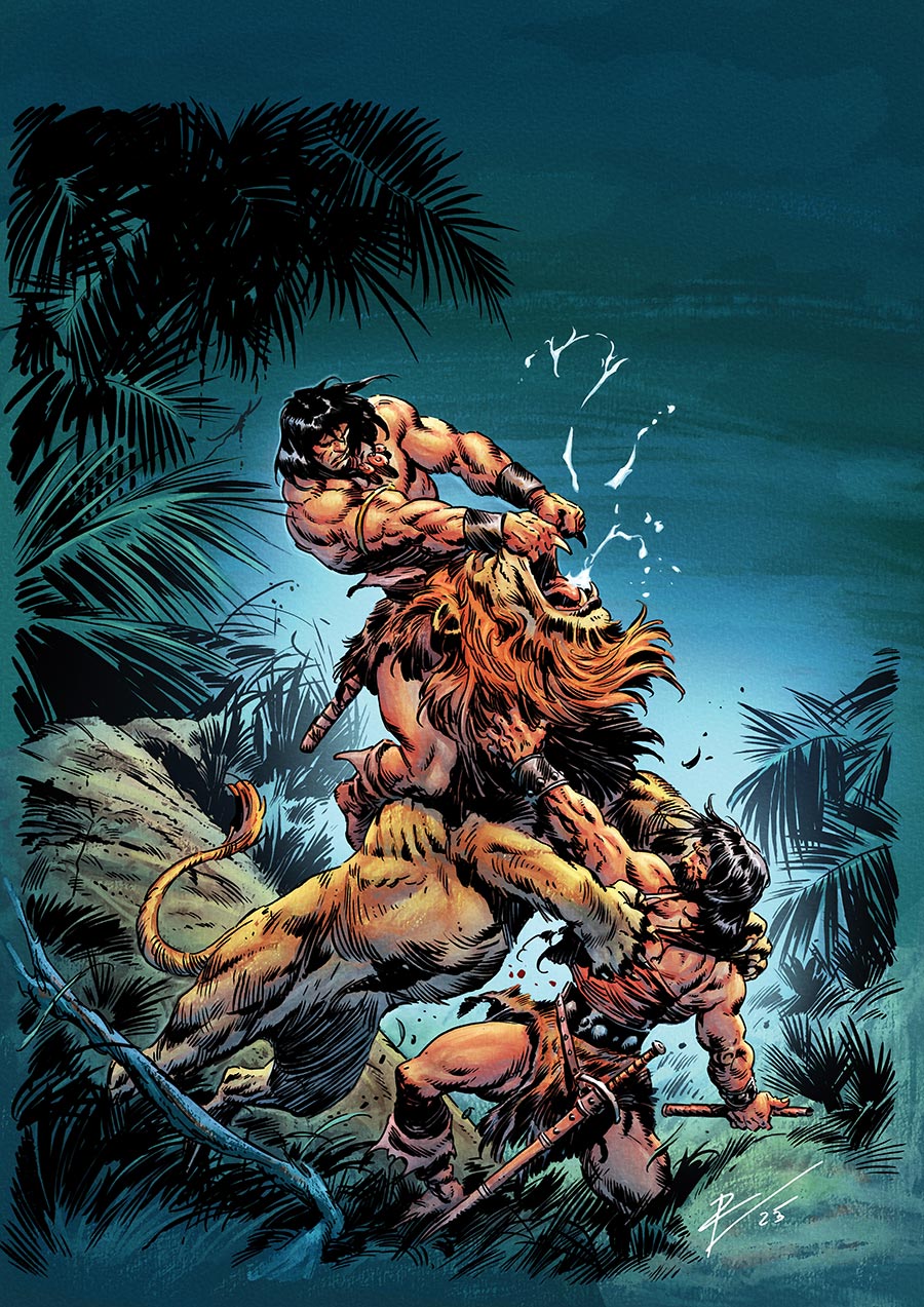 Savage Sword Of Conan Reforged #1 Cover C Variant Roberto De La Torre Foil Virgin Cover
