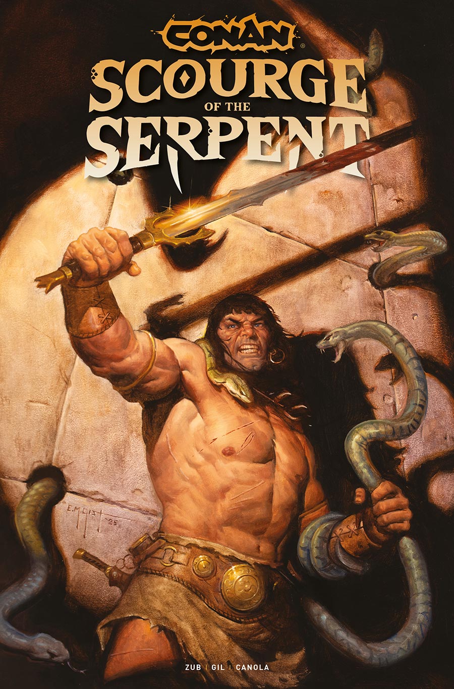 Conan The Barbarian Scourge Of The Serpent #2 Cover A Regular EM Gist Cover