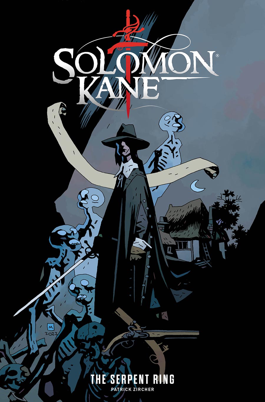 Solomon Kane The Serpent Ring TP Direct Market Mike Mignola Variant Cover