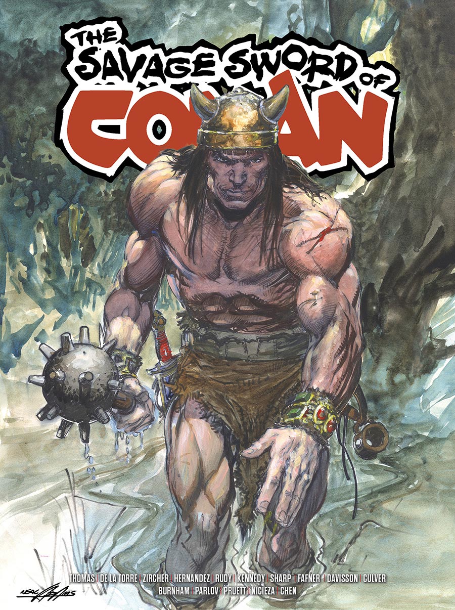 Savage Sword Of Conan (2024) Vol 3 TP Book Market Neal Adams Cover