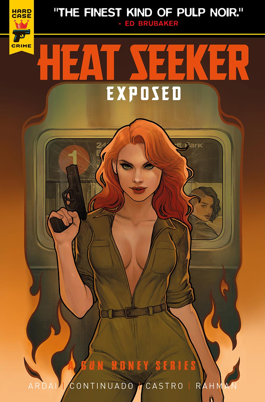 Hard Case Crime Heat Seeker Exposed A Gun Honey Series #3 Cover B Variant Megan Lara Cover