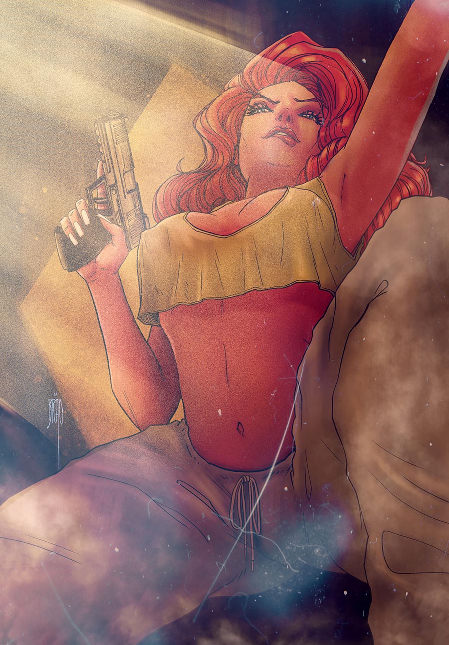 Hard Case Crime Heat Seeker Exposed A Gun Honey Series #3 Cover H Variant Brao Unique Blind Bag Polybagged Cover With Polybag (Filled Randomly)