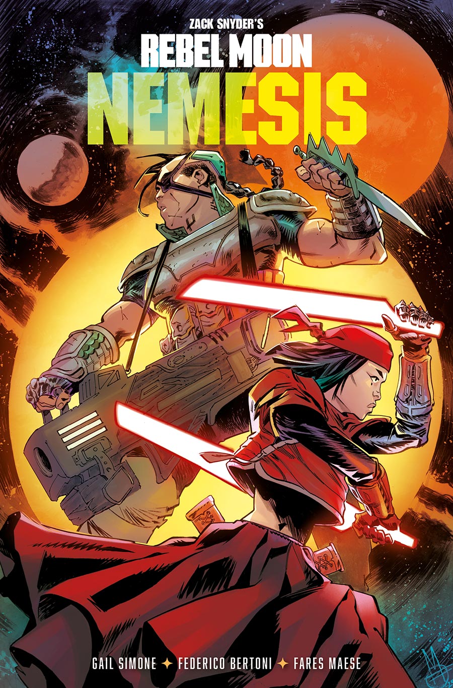 Zack Snyders Rebel Moon Nemesis #4 Cover B Variant Frank Mazzoli Cover